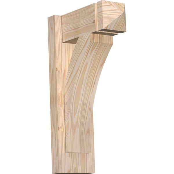 Ekena Millwork Thorton Arts & Crafts Smooth Outlooker, Douglas Fir, 5 1/2"W x 12"D x 20"H OUT06X12X20THR03SDF - main